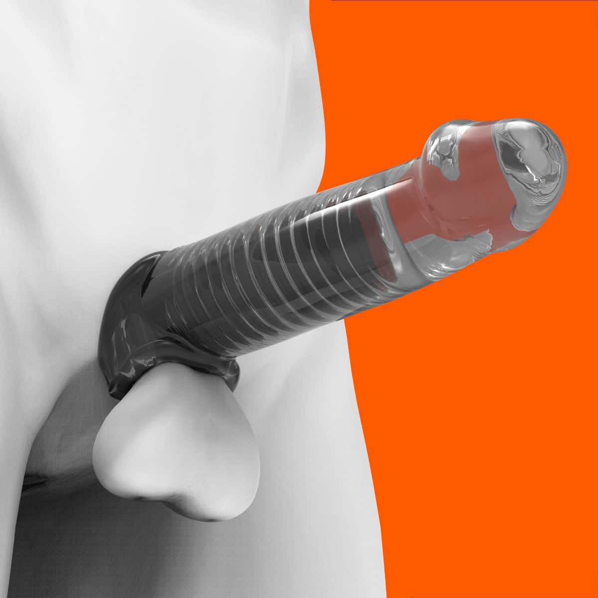 Oxballs Cocksheath musculaire – Penis Extender – fumée image 4