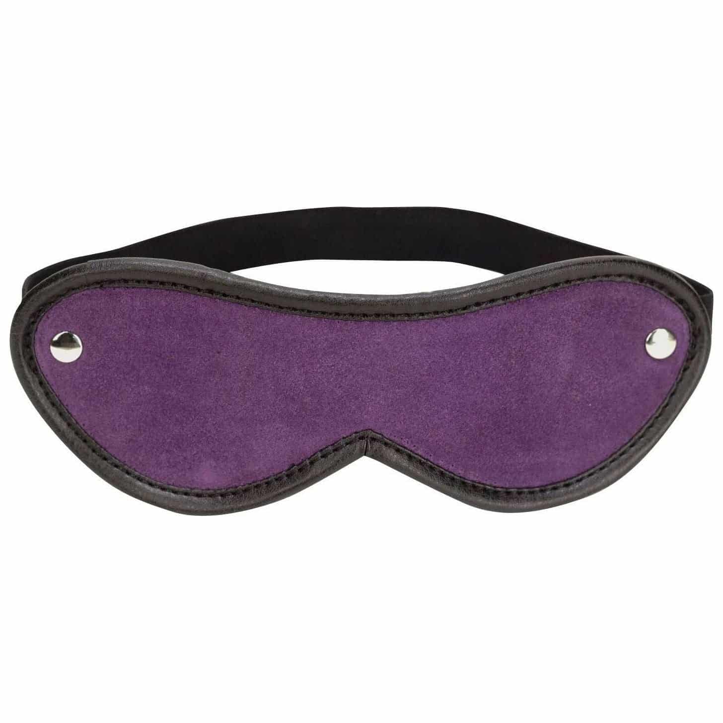 Punishment Purple Suede Bondage Mask