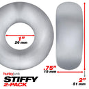 Oxballs Silicone Junk Hunky - 2 bandes C - Glace claire image 2