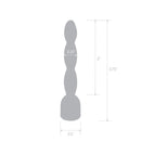Ligne bleue Bling en acier inoxydable Bling Wivy Penis Plug image 2