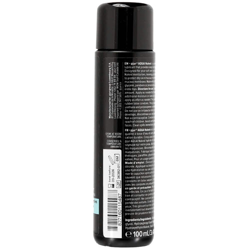 Pjur® - Lubrifiant personnel à base d'eau nue AQUA – 100 mL / 3,4 fl. oz image 0