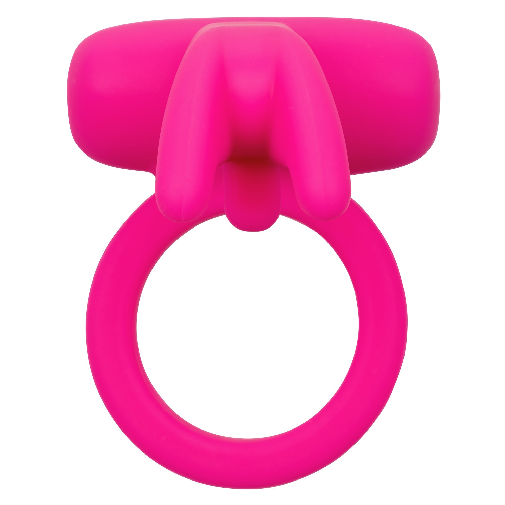 CalExotics® Triple Clit Flicker - Anneau de cock vibrant - Rose image 1