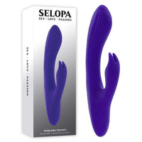 Poseable Bunny - Rechargeable Silicone - Purple