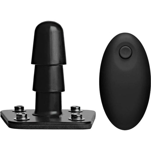 Doc Johnson Vac-U-Lock– Plug vibrant avec télécommande (Accessoire d'Harness) image 0