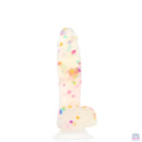 Pure Love® - Party Time Silicone Dildo avec base d'aspiration – 7,5 po – Frosted Confetti image 5