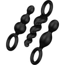 Bouchons Satisfyer – 3 pièces ajoutées Pack de valeur – Noir image 0