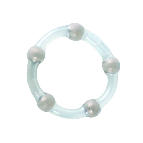 Anneau de perles métalliques CalExotics® image 0
