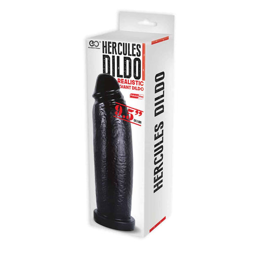 Excellente puissance Hercules Dildo Realistic Giant Dildo 9.5.3 – Noir image 3