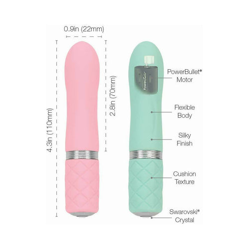 Oreiller Talk Flirty - Mini masseur - Teal image 4