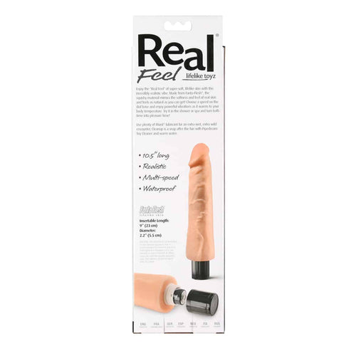 Pipedream - Real Feel 10 - Dildo vibrant – 10,5" - Beige image 3