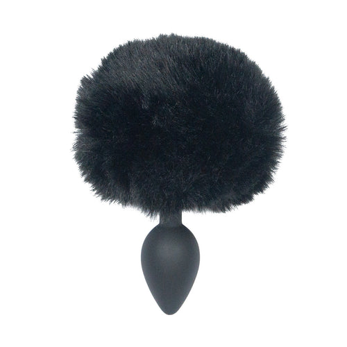 Punition - Bunny Tail Plug anal silicone - Noir image 0
