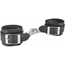 Cuffs en cuir unisexe Lux Fetish – Noir image 0