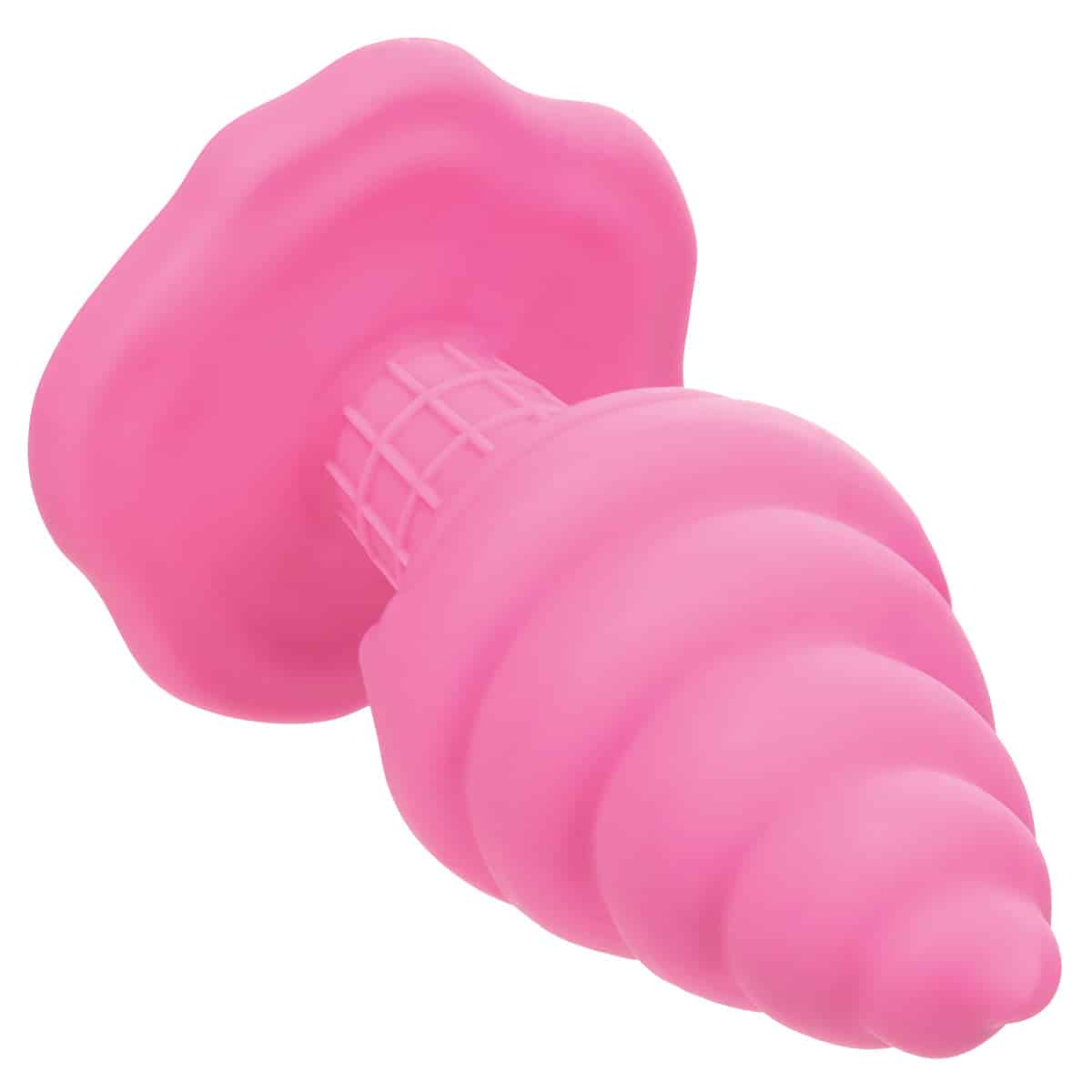 CalExotics® – Boutons coquins – Cône de crème glacée Yum Bum - Plug anal silicone - Rose image 4
