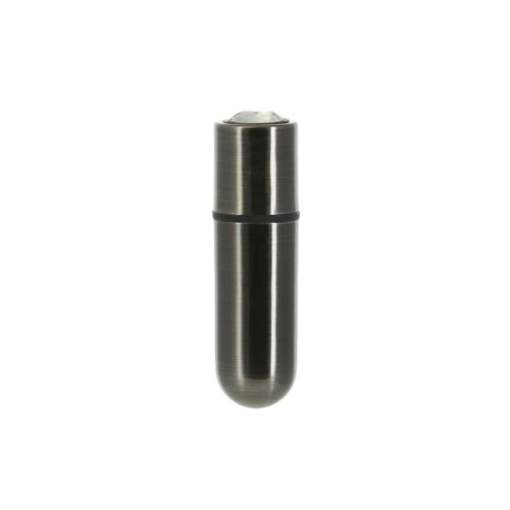 Bullet de première classe - Vibrateur de balle de 2,5" avec porte-clés - Gun Metal image 1