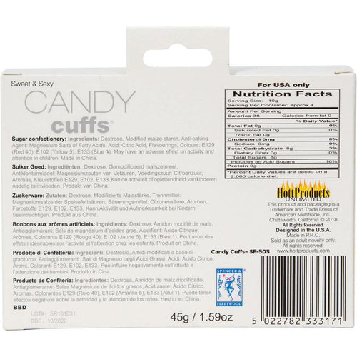 Bougies à gaz Cuffs comestibles image 1