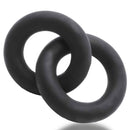 Shackle de boules d'oxygène Cock Ring Double Lien – Édition de nuit image 0