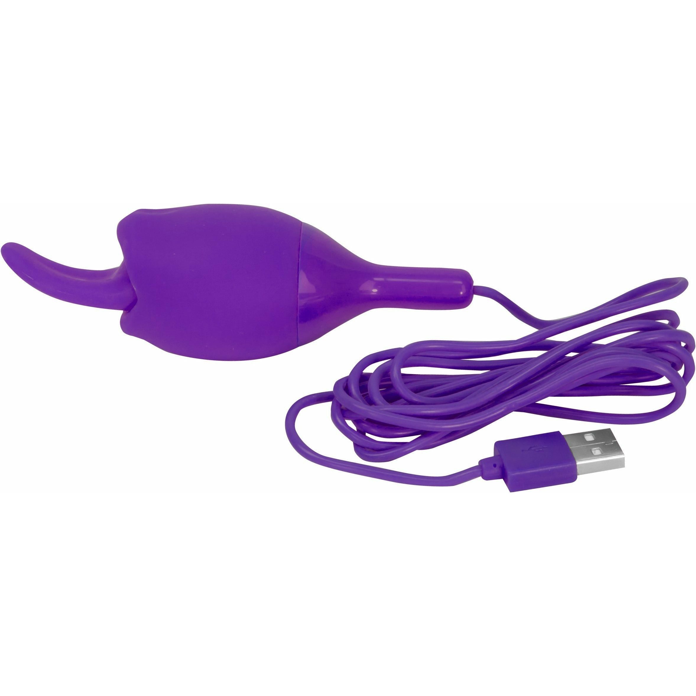NMC Serre serré - Vibrateur de langue - Rechargeable - Violet image 1