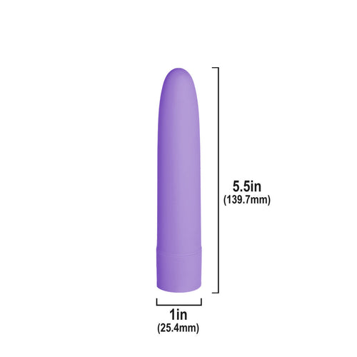 Eezy Pleezy – Vibrateur classique 5,5" – Violet image 3