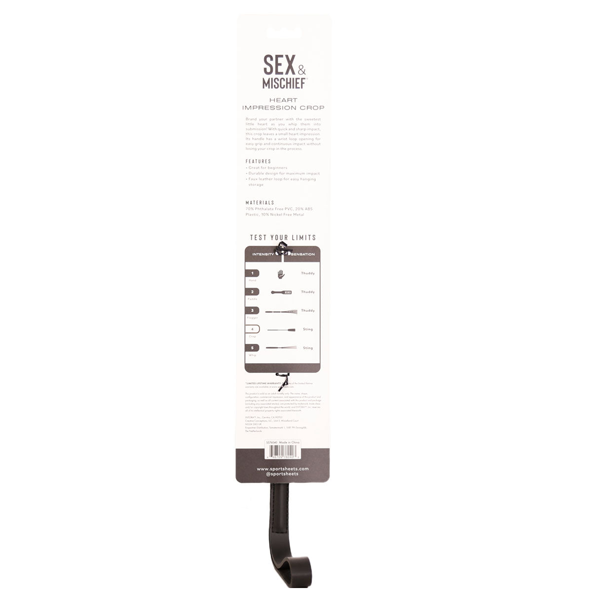 Feuilles de sport Sexe et malice - Crop d'impression cardiaque image 4