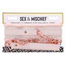SportSheets Sexe &amp; Malchance Pêches ‘N Collar de la fourrure de crème &amp; laisse image 1
