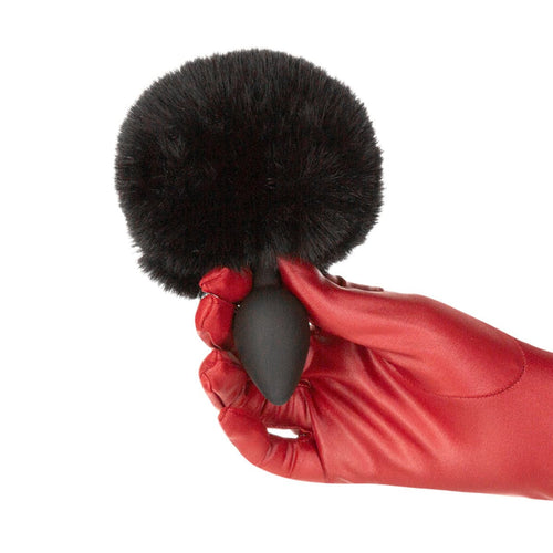 Punition - Bunny Tail Plug anal silicone - Noir image 1