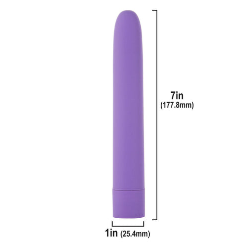 Pure Love® - 10 fonctions Classic 7 po. Vibrateur lisse – violet image 2