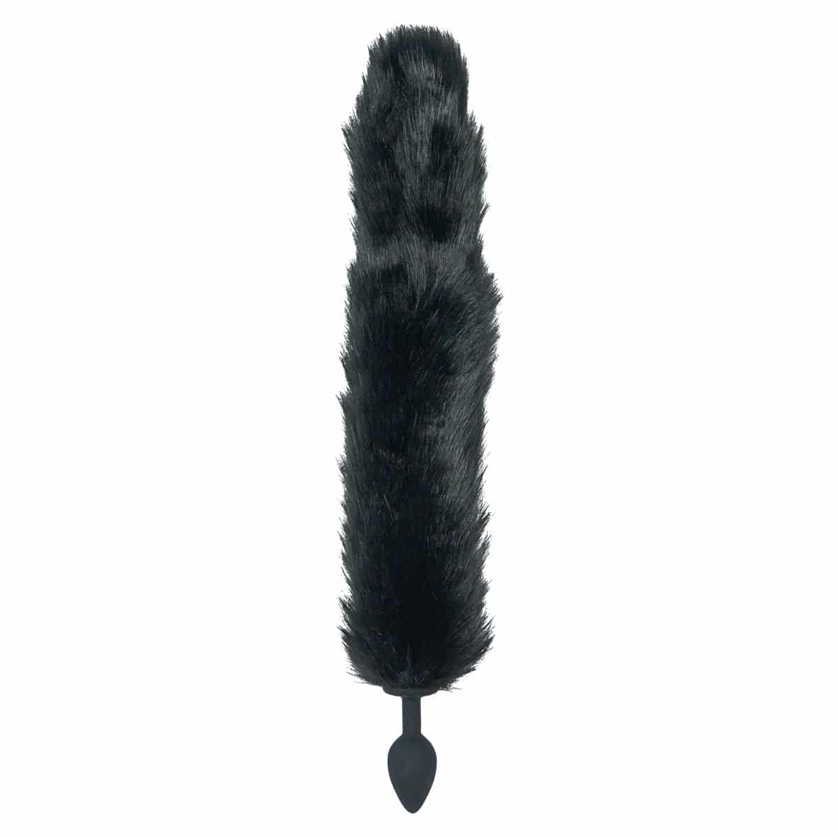 Pénalité - Fox Tail Silicone Anal Plug – Noir image 0