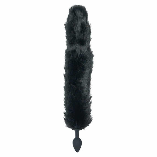 Pénalité - Fox Tail Silicone Anal Plug – Noir image 0