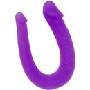 Sept Créations Silicone Double Mini Double Pénétration Dong - Violet image 0