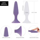 Pure Love® - Plug anal silicone – 4,5 pouces – violet image 0