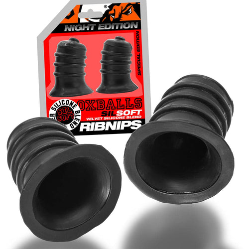 Oxballs Ribnips Springy Ribbed Nipple Suckers – Night Edition image 2
