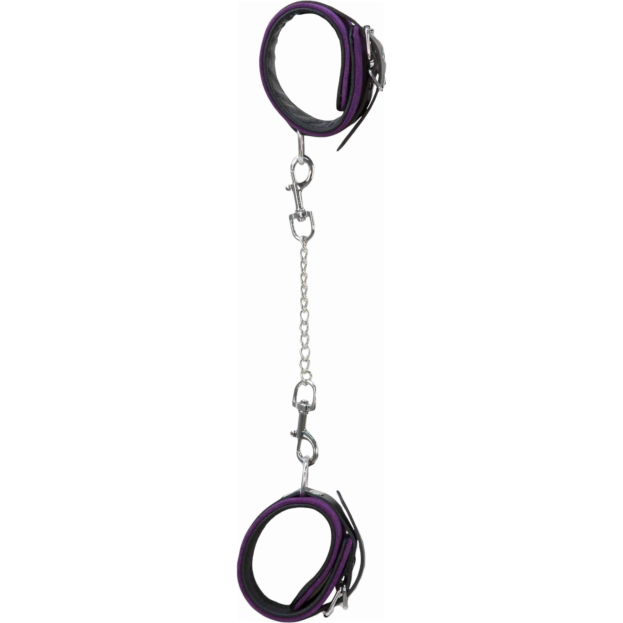 Peine pourpre Suede Coiffes de soie de bondage image 1