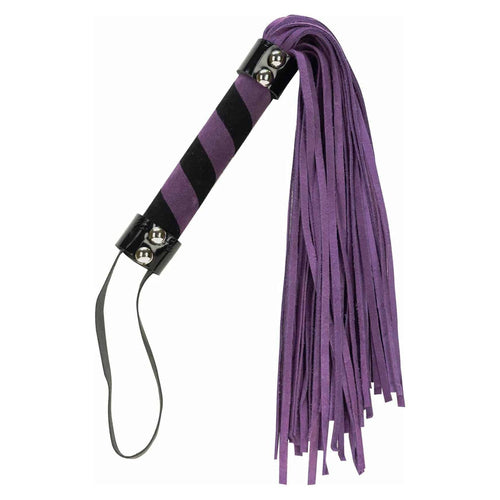Punition Purple Suede Bondage Whip image 0