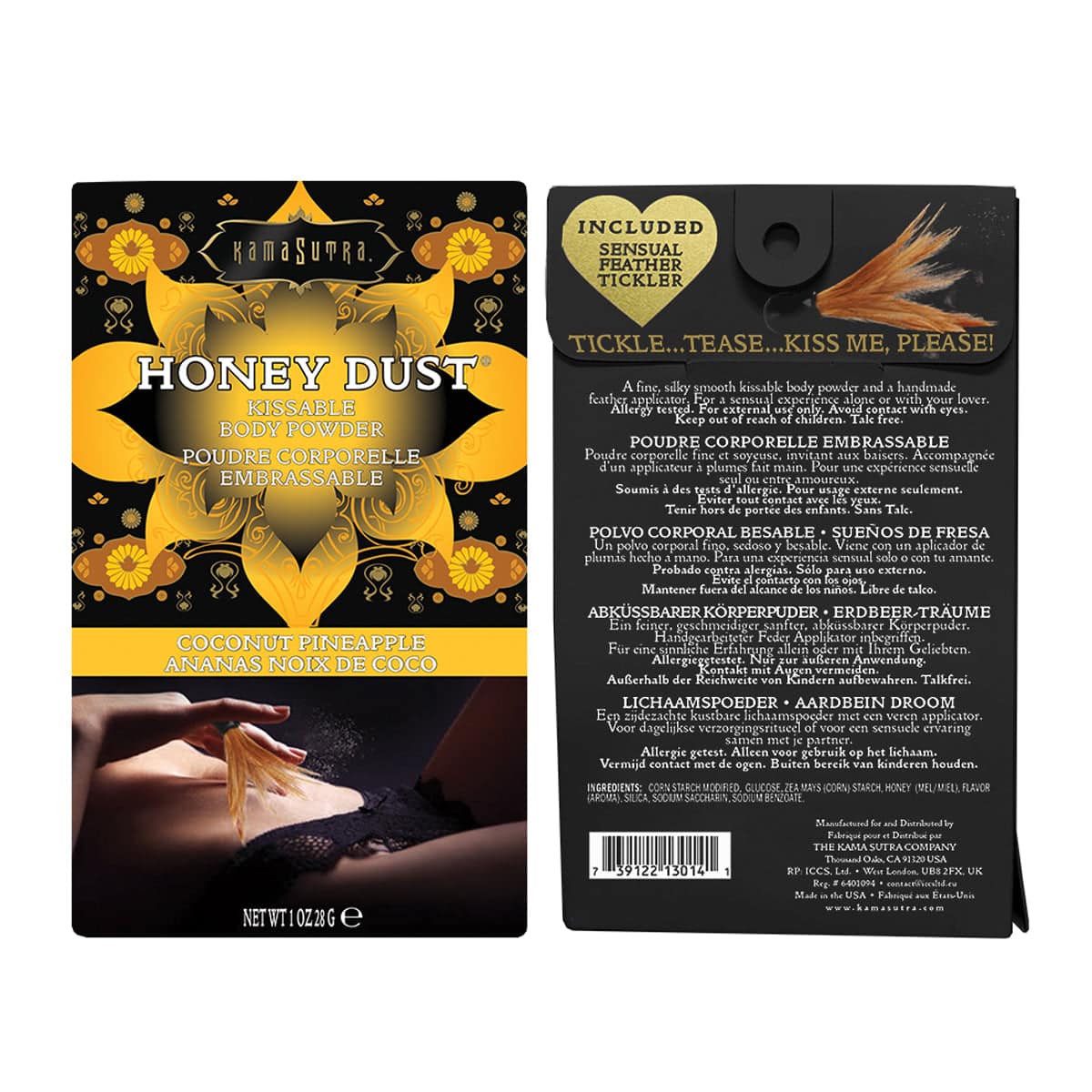 Poussière de miel Kama Sutra – Ananas de noix de coco – 1 oz image 0