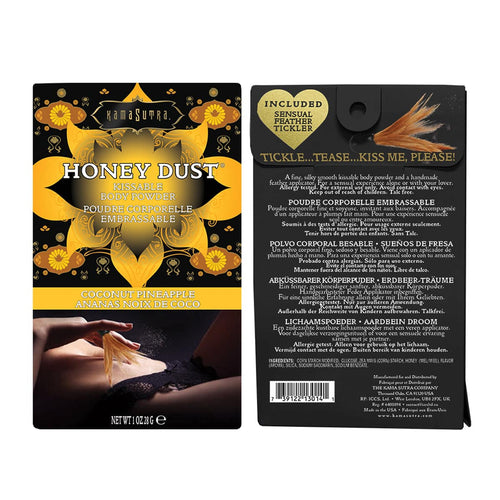 Poussière de miel Kama Sutra – Ananas de noix de coco – 1 oz image 0
