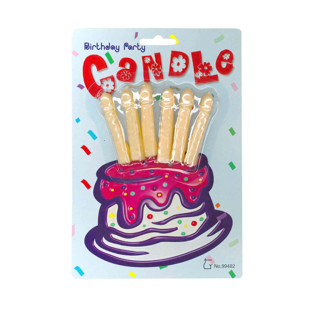 Bougies en caniveau de fête – 6pc image 0