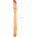 Kinx Réaliste Double Dong - Flesh - 18" image 1