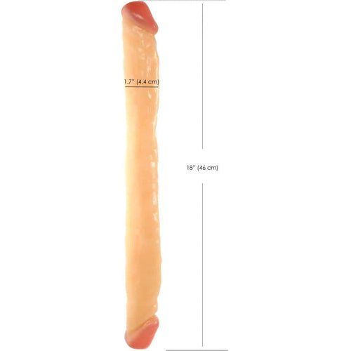 Kinx Réaliste Double Dong - Flesh - 18" image 1