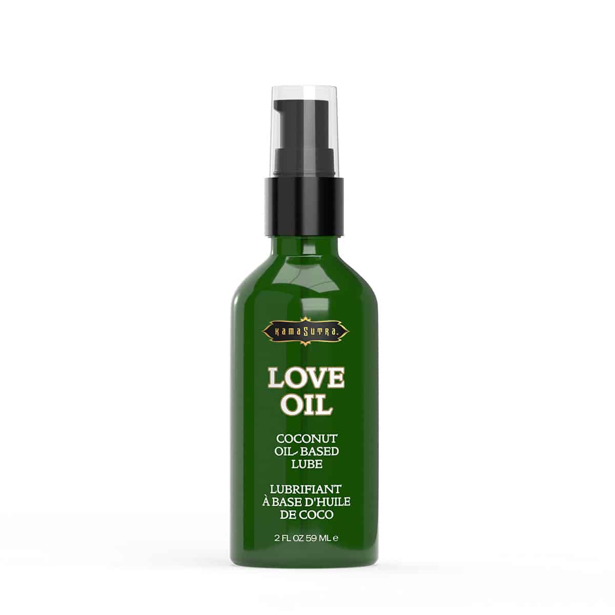 Kama Sutra huile d'amour lubrifiant à base d'huile de coco – 2 oz. image 0