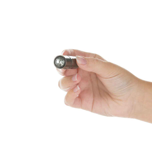 Bullet de première classe - Vibrateur de balle de 2,5" avec porte-clés - Gun Metal image 3