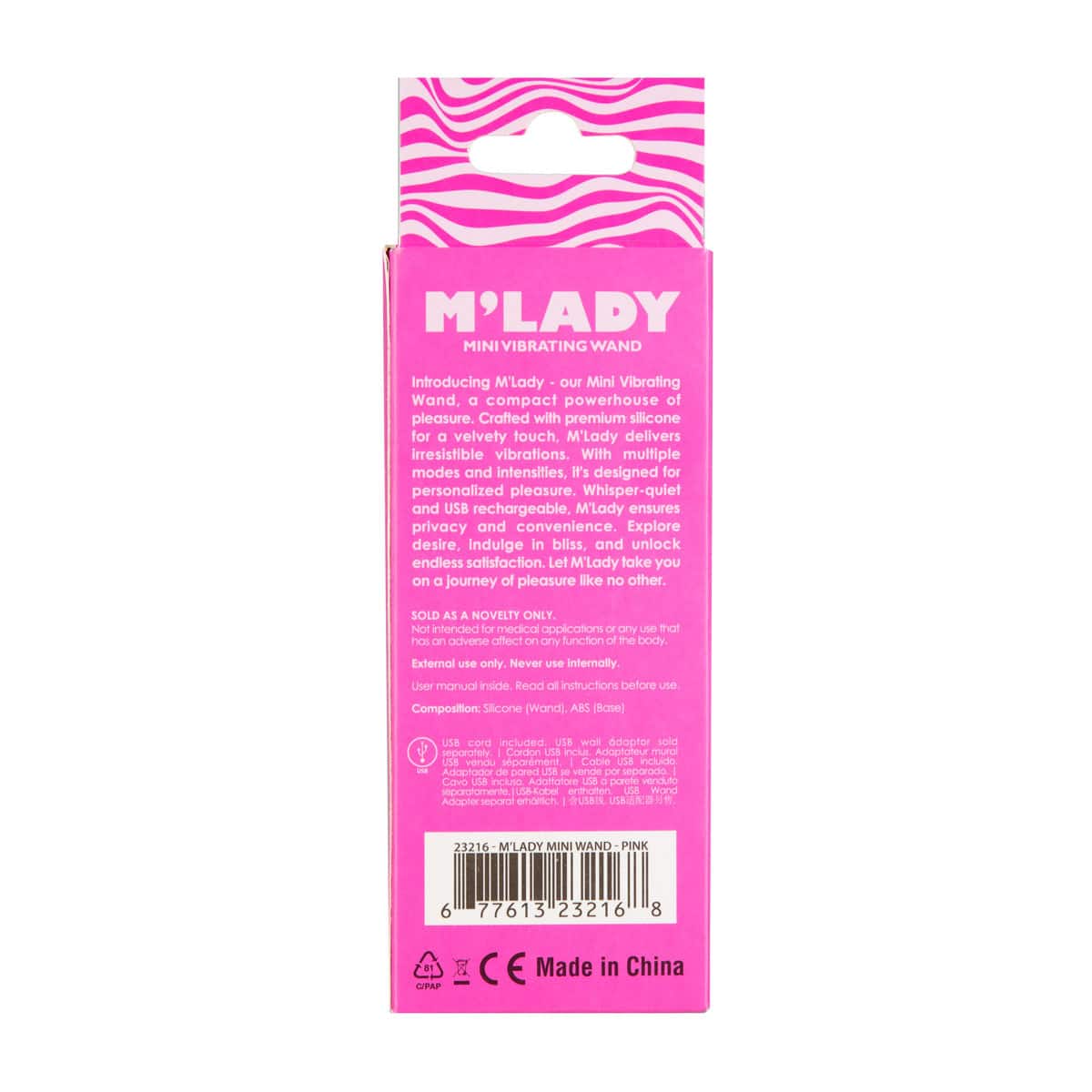 Lady – Mini baguette vibrante – Rose image 4