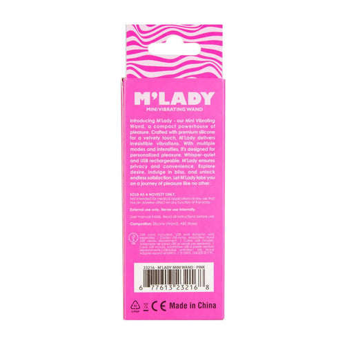 Lady – Mini baguette vibrante – Rose image 4