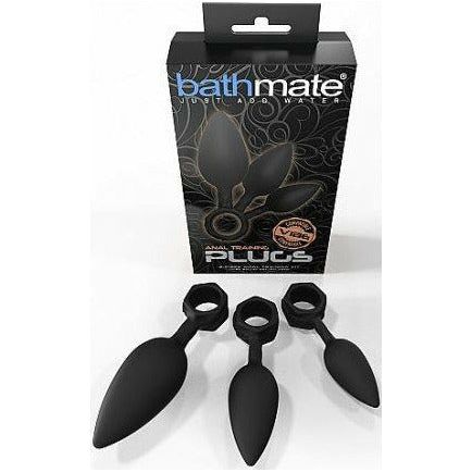 Bouchons d'entrainement anal de baignoire – 3 pièces – Noir image 2