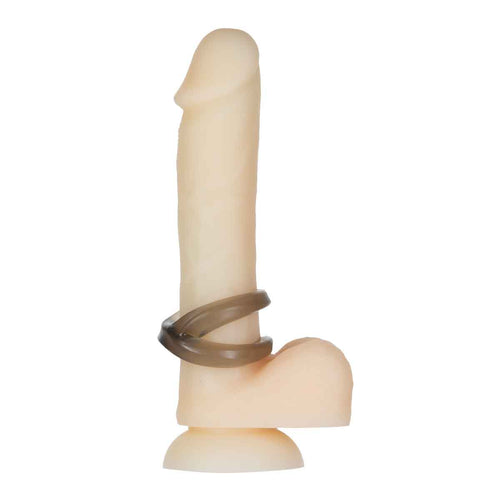 Gros Dick – Super anneaux de cock stretch – Noir – 2 pack image 2