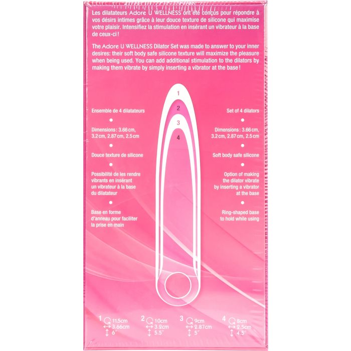 Adore U Wellness Ensemble de dilatateurs de silicone
