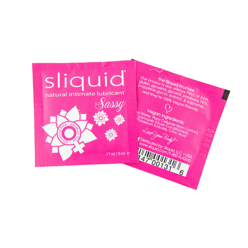 Sliquide® - Sassy – Lubrifiant pour gel naturel intime – 0,17 oz / 5 ml