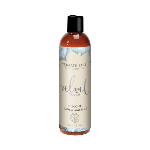 Touche de velours de terre intime - Glide de silicone et massage - 60ml/2oz