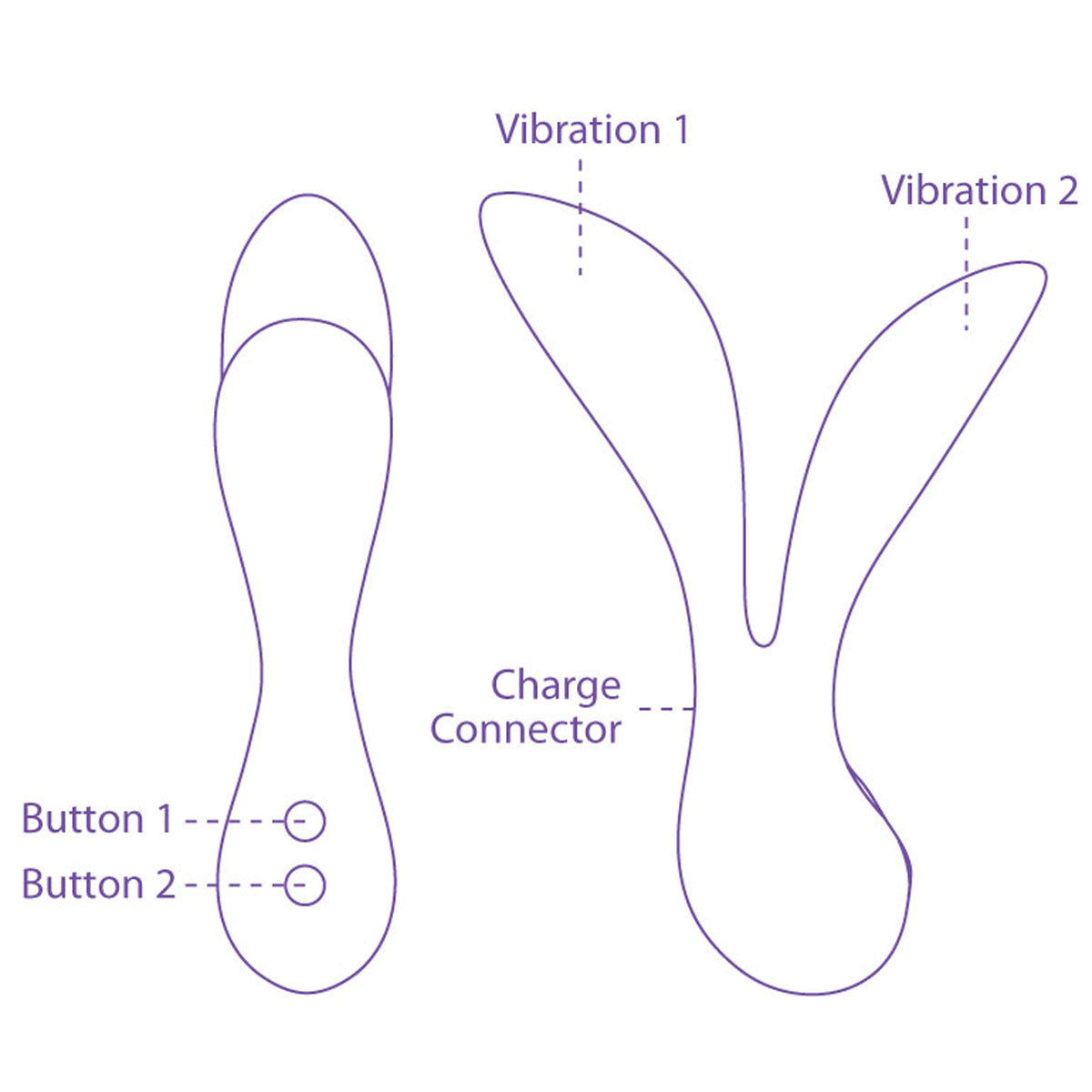 Vibrateur Swan Leaf+ Vitality+ - violet